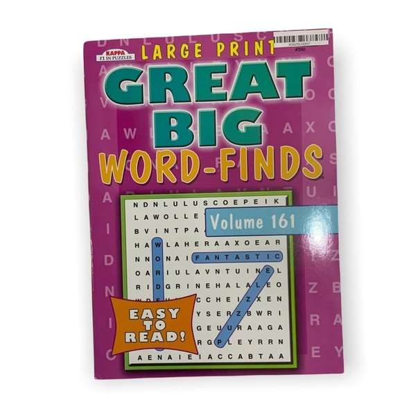 Great Big Large Print Word-Find Puzzles Books Pack of 3 Full Size Books - Picture 6 of 14